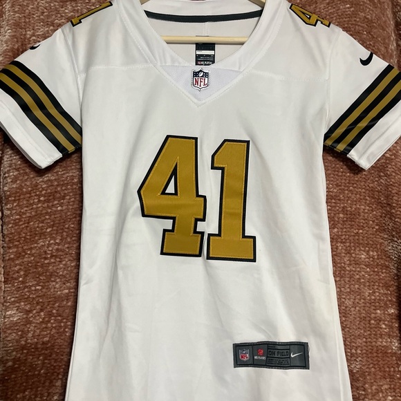 Nike Other - Alvin Kamara #41 White New Orleans Saints Jersey – Women’s/Men’s Small